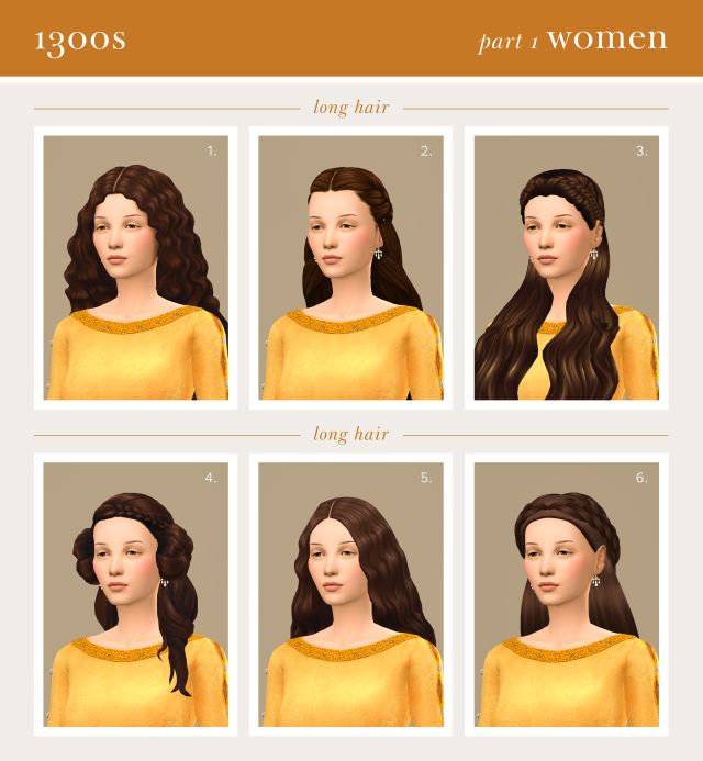 the different types of women's hair are shown in this screenshote image