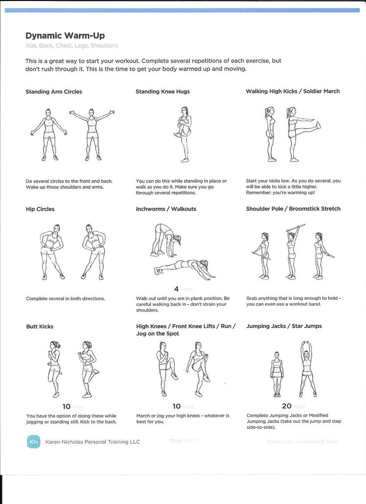 an exercise manual with instructions on how to do the same exercises for each individual body