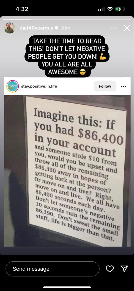 a sign that reads imagine this if you had $ 80, 000 in your account