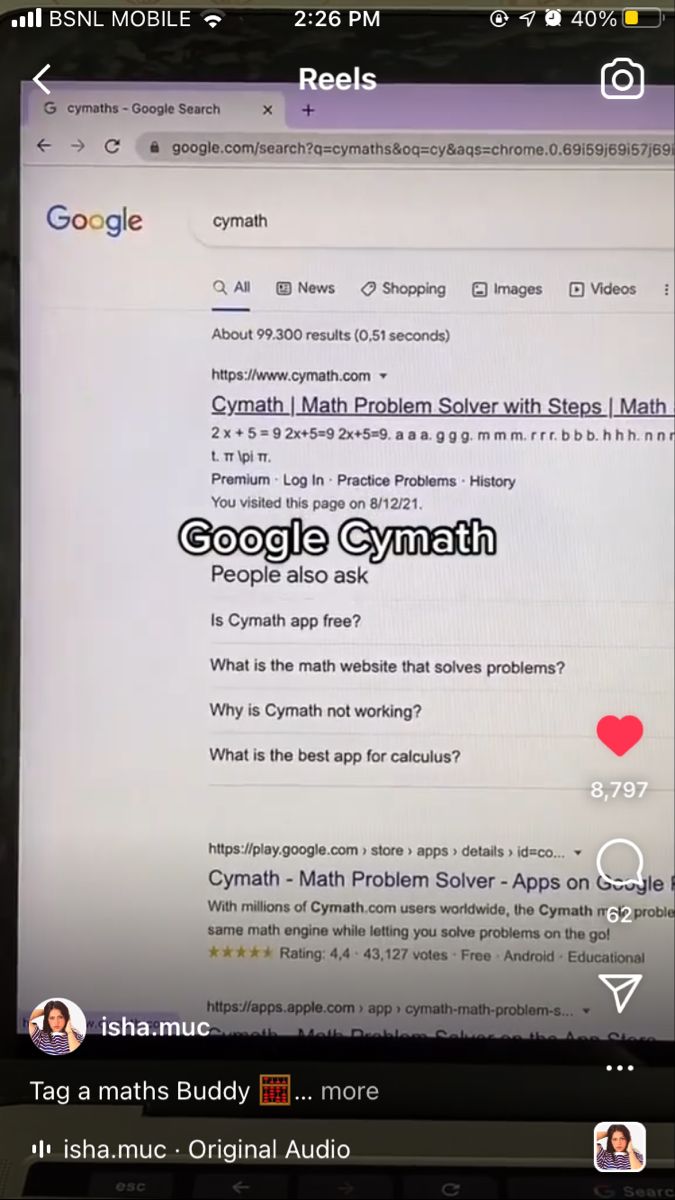 an image of a cell phone screen with the text google glymath on it