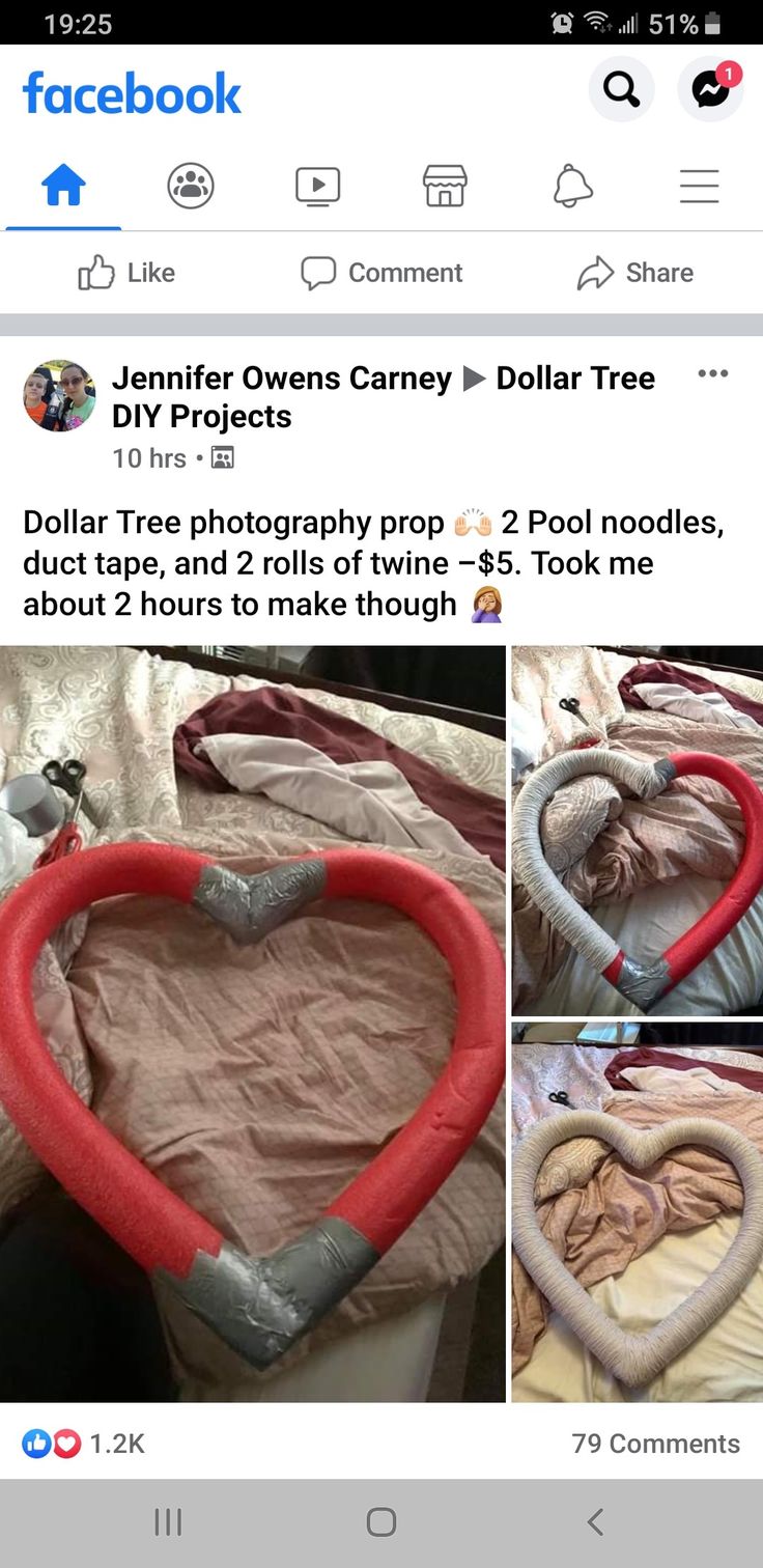 an instagram with pictures of heart shaped objects