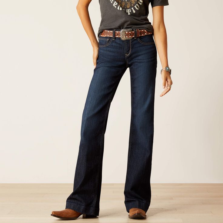 Perfect Rise Ophelia Trouser Business Casual Dark Wash Bottoms With Pockets, Dark Wash Mid-rise Bottoms For Work, Everyday Dark Wash Flare Jeans With Standard Cut Leg, Dark Wash Flare Jeans For Everyday, Dark Wash Bottoms For Everyday Fall Wear, Fall Dark Wash Jeans With Welt Pockets, Business Casual Dark Wash Pants With Pockets, Dark Wash Mid-rise Flare Jeans For Work, Dark Wash Flare Jeans With Standard Cut Leg