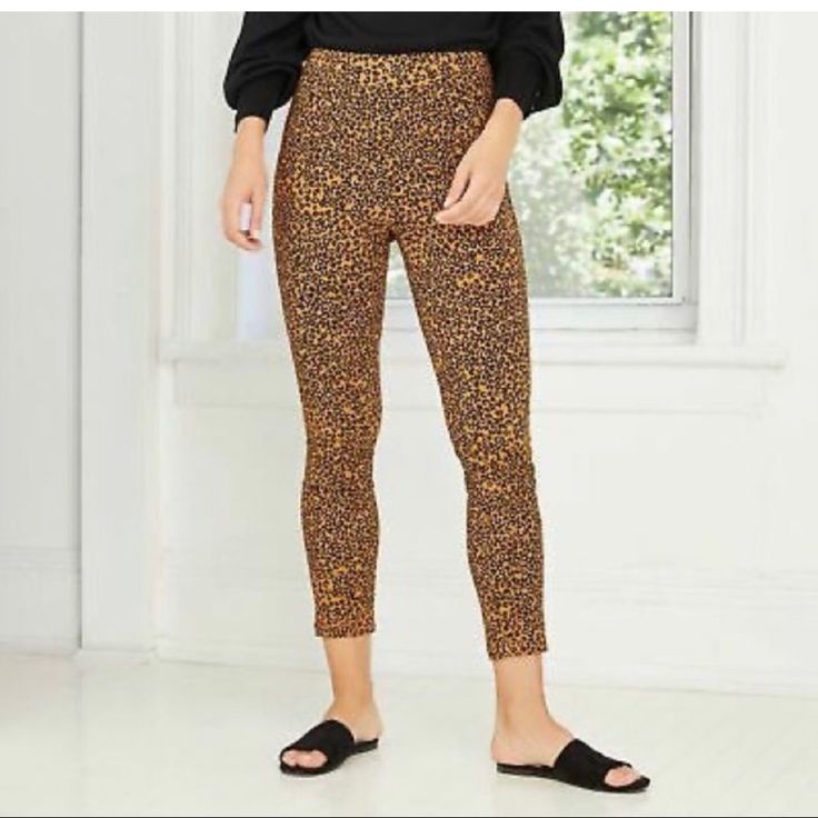 Nwt Who What Wear (Target); Size 10; 3 Pairs Available- Price Is For One; Pull On Style; High Rise And Cropped; No Pockets; Rayon/Nylon/Spandex; Machine Washable Measurements (Taken Flat) Waist Approx 14.5” Plus Stretch Rise Approx 11” Inseam Approx 26” Length Approx 37.5” Comes From A Smoke Free, Pet Friendly Home. Please Ask All Questions About An Item Before Making An Offer. Offers Are Welcome! Bundle For The Best Deal! No Modeling Or Trades. Happy Poshing! Sku 211/496 Statement Blouse, Leopard Print Pants, Cropped Jumpsuit, Wide Leg Cropped Pants, Black Dress Pants, Printed Pants, Pull On Pants, Ankle Pants, Sweaters Oversized