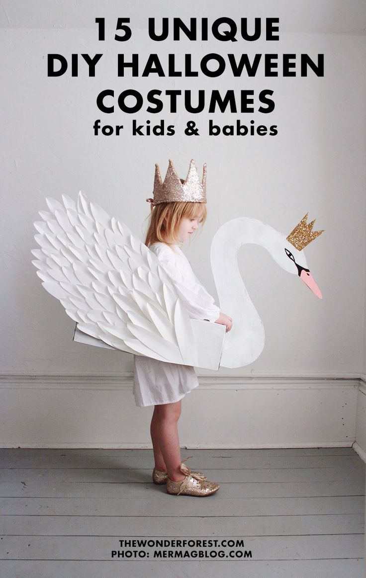 Unique Diy Halloween Costumes, Deer Costume For Kids, Rainbow Halloween Costume, Animal Costumes For Kids, Diy Doll Costume, Swan Costume, Diy Baby Costumes, Creative Halloween Costumes Diy, Rainbow Halloween