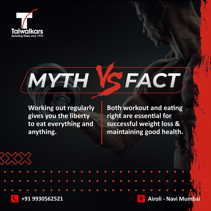 Don't believe the myths the facts speak for themselves. Gym Myths And Facts, Fitness Myths, Gym Content, Fitness Facts, Gym Art, Social Templates, Digital Marketing Design, Fit Motivation, Fitness Design