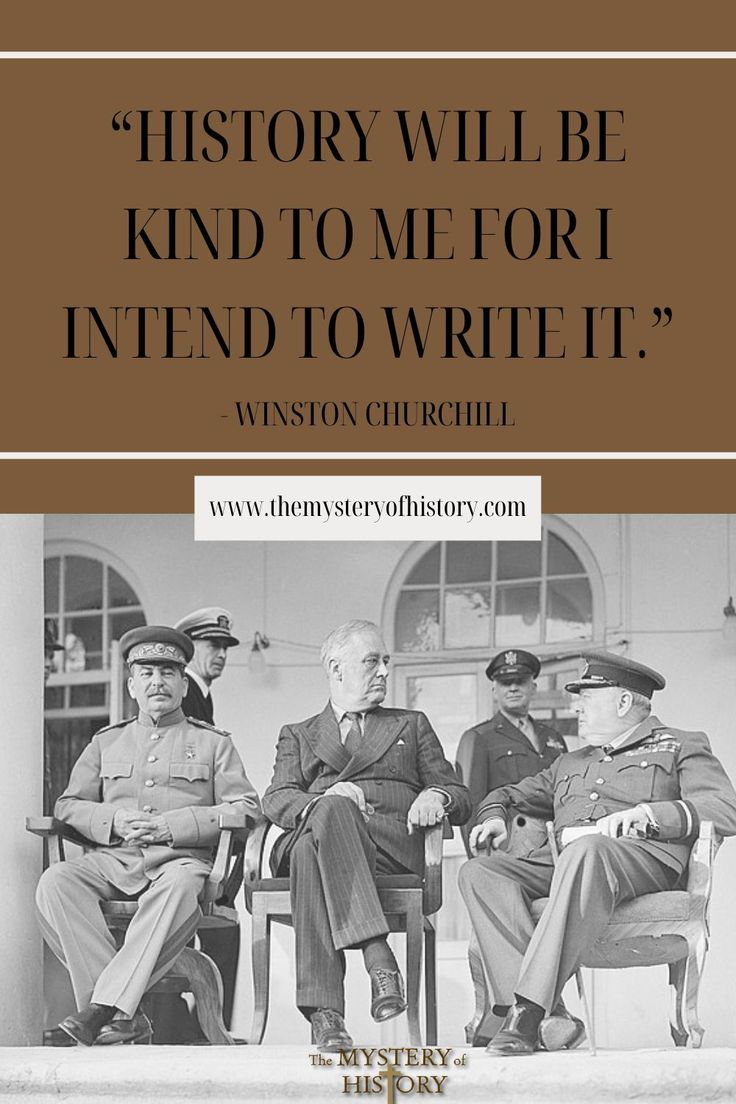 three men sitting in chairs with the words history will be kind to me for i intend to write it