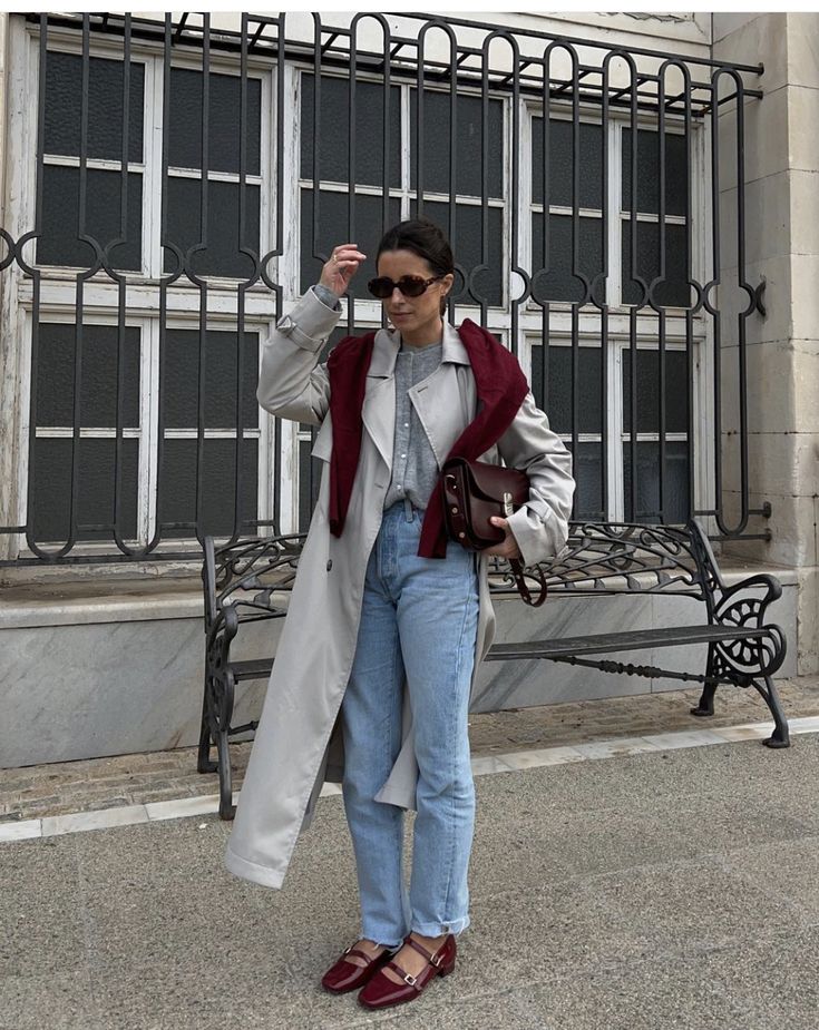 Burgundy Flats Outfit, Red Flats Outfit, Burgundy Shoes Outfit, Mary Jane Outfit, Mary Janes Outfit, Red Shoes Outfit, Mary Jane Shoes Outfit, Casual Dinner Outfit Summer, Dinner Outfit Casual