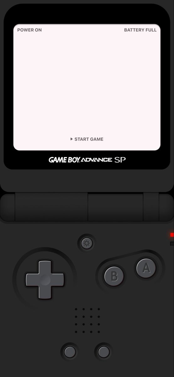 the game boy advance is shown in this screenshot from an old video game console