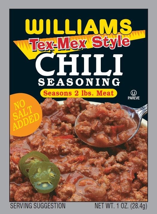 williams tex - mex style chili seasoning mix