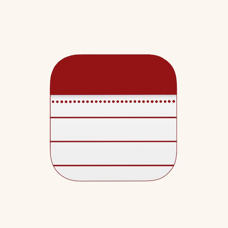 a red and white striped button on a beige background, with small dots at the bottom