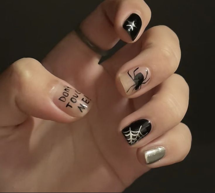 Short Black Nails With Design, Masc Nails Designs, Masc Nails, Boy Nails, Black And Purple Nails, Nails Painting, Acrylic Nail Designs Coffin, Band Nails, Natural Nail Designs