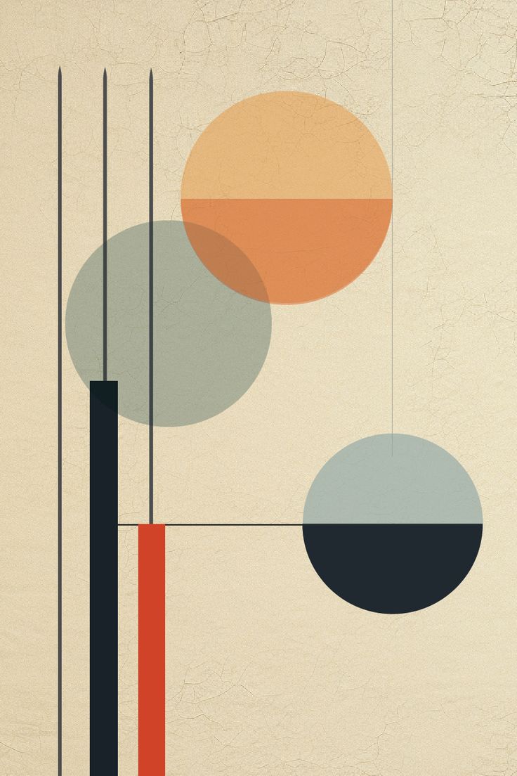 Minimalist art based on Bauhaus poster design. Created in Adobe Illustrator. Bauhaus Design Graphic, Bauhaus Color Palette, Homescreen Design, Bauhaus Colors, Vintage Minimalism, Contemporary Watercolor Art, Minimalist Art Deco, Bold Minimalism, Vintage Book Art