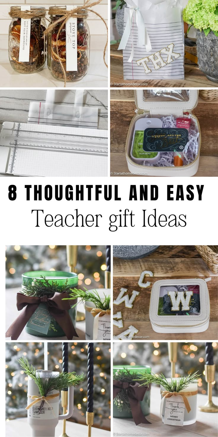 Christmas Teacher Gift Idea Cheap Teacher Gift Ideas, Teacher Winter Gifts, Teacher Colleague Gifts Christmas, Gift For Teacher Friend, Teacher Gifts Diy Christmas, Easy Teacher Christmas Gift Ideas, Teacher Gifts For Christmas Diy, Teacher Christmas Gifts 2024, Gifts For Teacher Colleagues