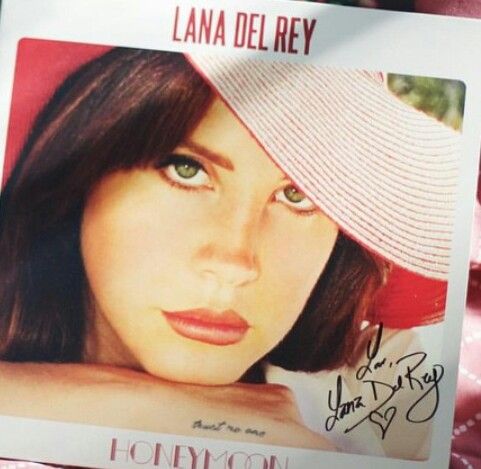 lana del rey's album cover for her new single, honey on the moon