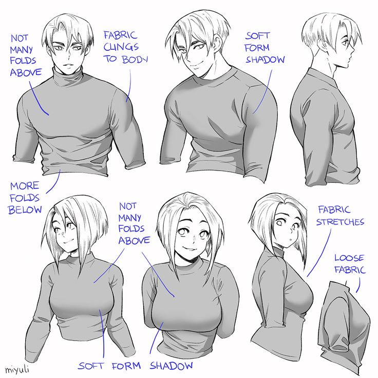 an anime character's head and shoulders with different expressions