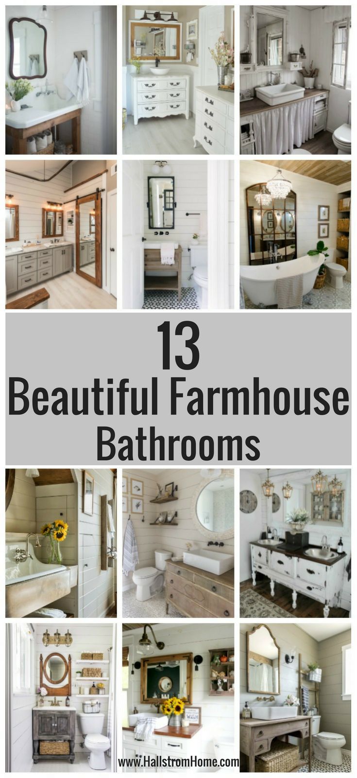 the top ten beautiful farmhouse bathroom designs