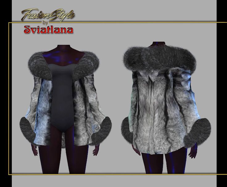 the fur coat is designed to look like an animal