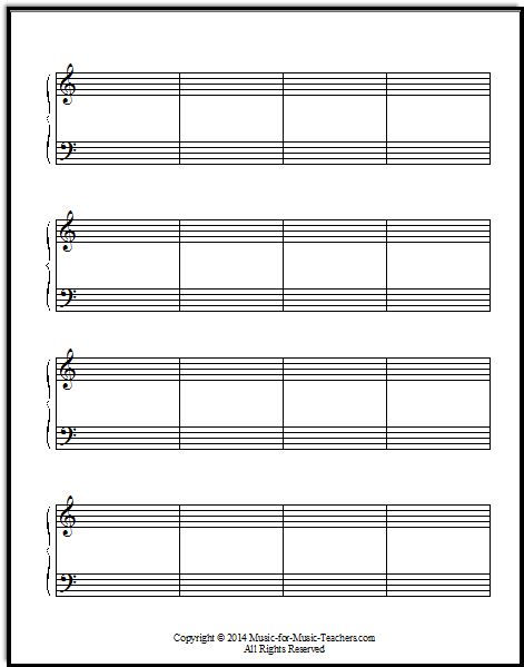 sheet music for the piano with notes