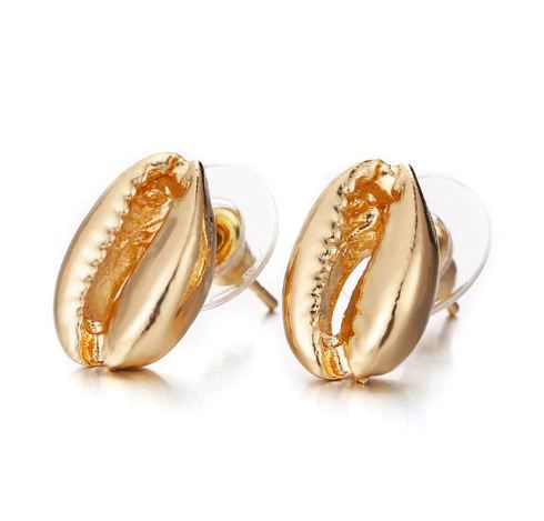 Item Type: Earrings Earring Type: Drop Earrings Metals Type: Zinc Alloy Gender: Women Style: Vintage Fine or Fashion: Fashion Material: Shell Material: Alloy+Shell Color: Gold Color Shape: Shell Shape Season: Spring Summer Fall Winter Join ROCKstar Rewards on https://ChristiTasker.com to ... Everything Popular, Big Stud Earrings, Cheap Earrings, Seashell Earrings, Paris Mode, Daily Jewelry, Trendy Chic, Jewelry Designers, Women Sunglasses