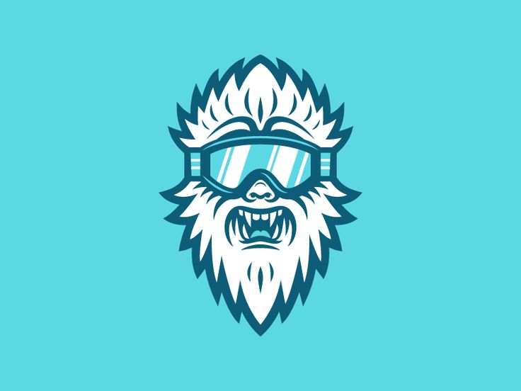 a bearded man with goggles and a beard in the shape of a wolf's head