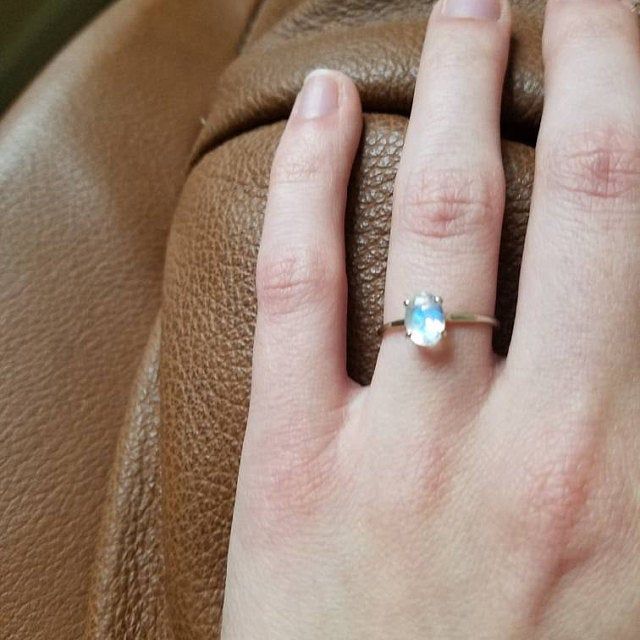 Oval Moonstone Ring Rainbow Moonstone Engagement Ring in 14k | Etsy Minimalist Oval Solitaire Birthstone Ring, Delicate Oval Gemstone Birthstone Ring, Minimalist Oval Crystal Gemstone Ring, Delicate Oval Birthstone Ring, Dainty Oval Birthstone Ring For Everyday, Oval Solitaire Moonstone Ring In 14k Gold, Yellow Gold Oval Moonstone Ring In Sterling Silver, Oval Moonstone Ring In Yellow Gold Sterling Silver, Delicate Oval Moonstone Ring In 14k Gold