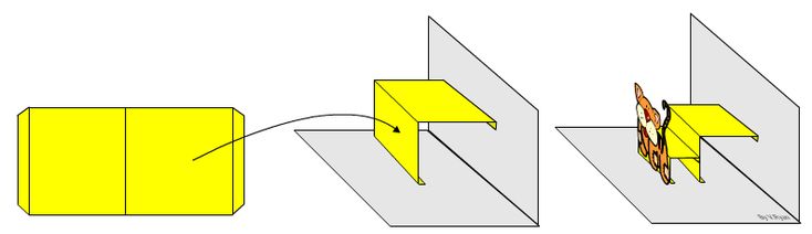 the diagram shows how to make an origami box