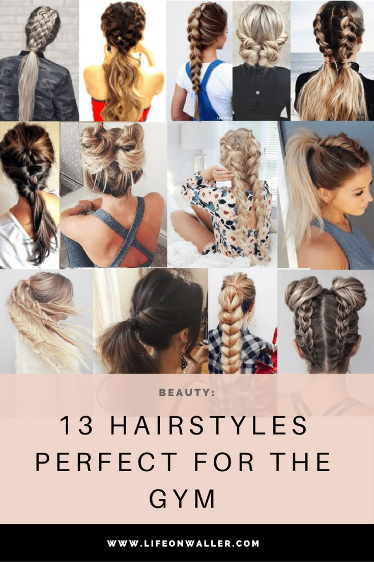 Workout Hair Styles, Easy Workout Hairstyles, 13 Hairstyles, Yoga Hairstyle, Hair Lights, Workout Hair, Gym Hair, Gym Hairstyles, Work Hair