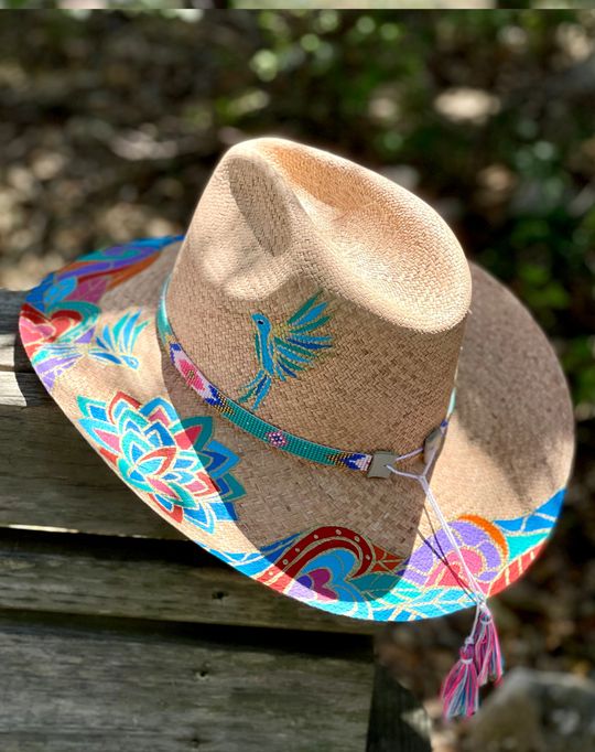 Bootsologie offers a unique and beautiful collection of hats handmade and embellished beautifully. Discover the perfect hat to compliment your outfit. Bohemian Woven Sun Hat For Travel, Artisan Hats For Beach And Kentucky Derby, Bohemian Toquilla Straw Fedora For Kentucky Derby, Bohemian Straw Hat For Kentucky Derby, Bohemian Adjustable Panama Hat For Travel, Adjustable Bohemian Straw Hat For Travel, Adjustable Bohemian Panama Hat For Travel, Kentucky Derby Bohemian Straw Hat With Curved Brim, Artisan Summer Hats