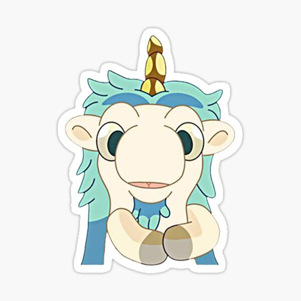 a sticker with an image of a monkey on it's head and the words,