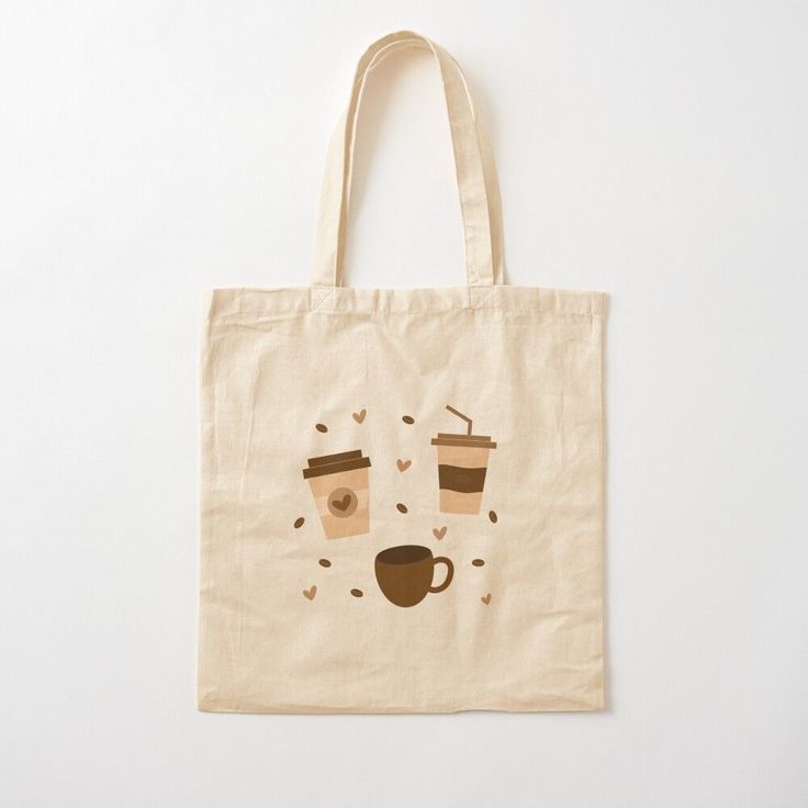 Coffee Tote Bag Design, Tote Bag Inspo Aesthetic, Creative Tote Bag Design Ideas, Tote Bag Design Ideas Aesthetic, Cool Tote Bag Design, Aesthetic Tote Bag Design, Tote Bag Art Design, Tote Bag Inspo, Tote Bag Diy Pattern