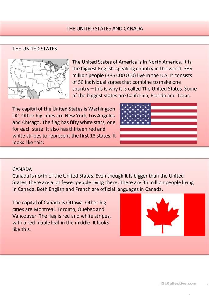 the united states and canada flags