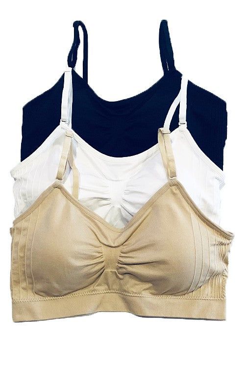 Soft, stretchy and very comfortable one size seamless top. Adjustable straps and removable padding for a smooth fit. Fits 32B-32C-34A-34B-34C-36A-36B-36C-38B 88% Nylon, 12% Spandex Clear straps included Tank Top Bodysuit, Seamless Top, Shoes For Leggings, Jumpsuit Jacket, Lavender Blue, Black Bralette, Jumpsuit Shorts Rompers, Seamless Bra, Short Leggings