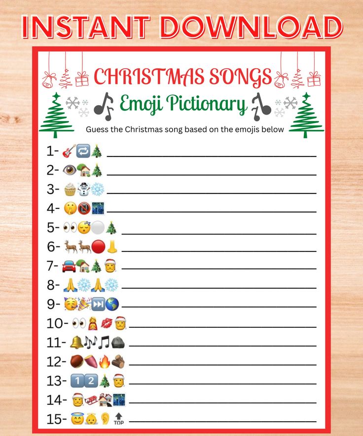 christmas song worksheet with the words instant