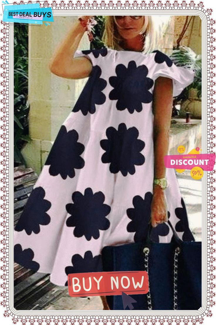 Lovely Sweet Print A-line Dress Breezy Dress, Aaliyah, Look Plus, Pink Print, Shoulder Length, Black Print, Look Fashion, Online Womens Clothing, Women Collection