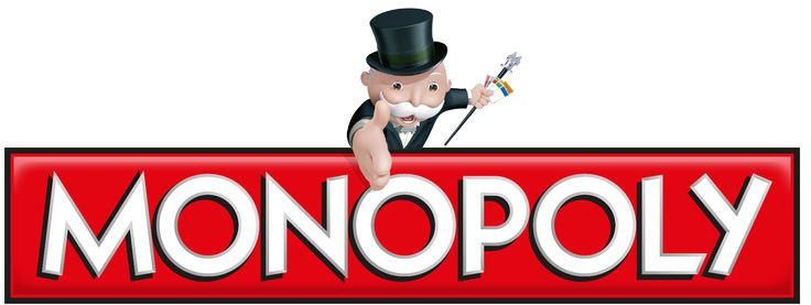 the logo for monopoly is shown here