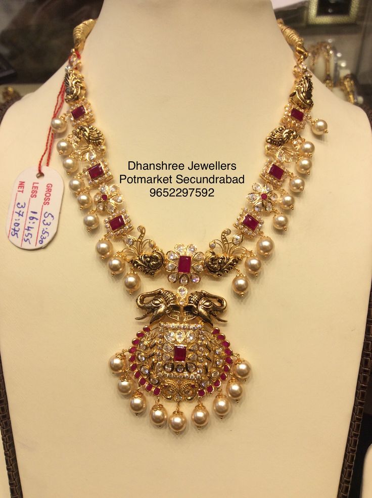 Call or WhatsApp- 9652297592 Necklace In 40 Grams Gold, 40 Grams Gold Necklace Designs, 40 Grams Gold Haram Designs, 30 Grams Gold Haram Designs, 10 Grams Gold Necklace Indian, 40grams Gold Haram, Gold Haram Designs, Mango Haram, Haram Designs