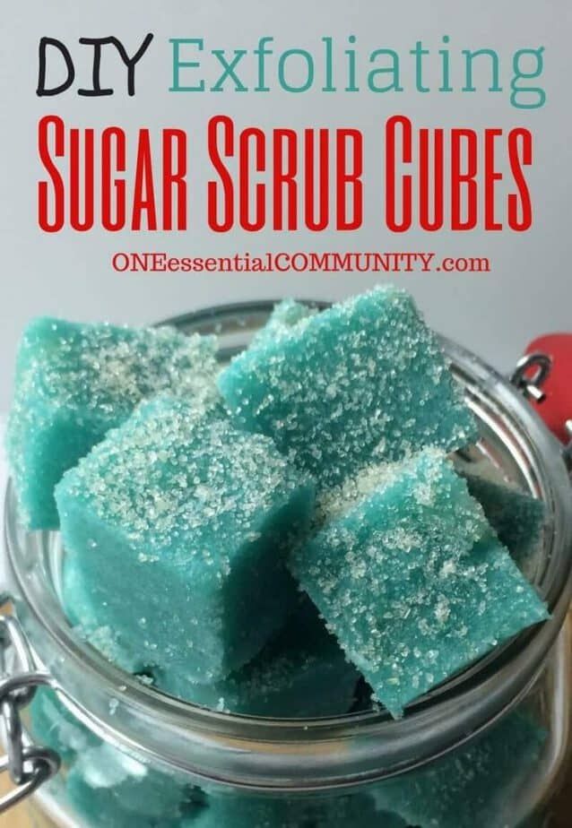 Homemade Sugar Scrub, Sugar Scrub Cubes, Diy Sugar Scrub Recipe, Diy Sugar Scrub, Homemade Essential Oils, Salt Scrubs, Scrub Homemade, Homemade Essential Oil, Sugar Scrub Homemade