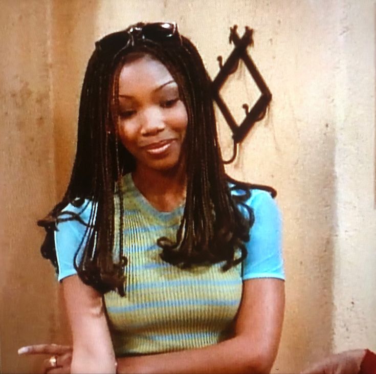 Brandy Box Braids, Brandy Hairstyles 90s, Brandy Braids 90s, Moesha Braids Hairstyles, Brandy Hairstyles, Moesha Hairstyles, 90s Braids Hairstyles, 70s Hairstyles For Black Women, Natural Box Braids