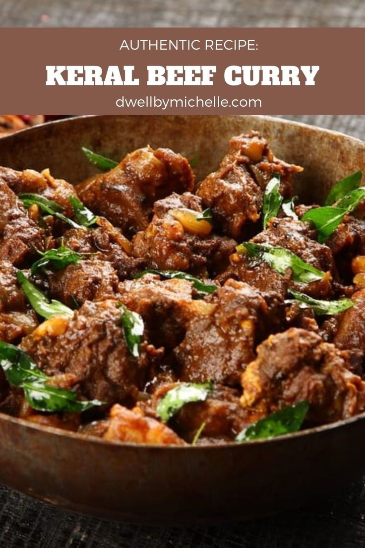 a bowl filled with meat and greens on top of a table