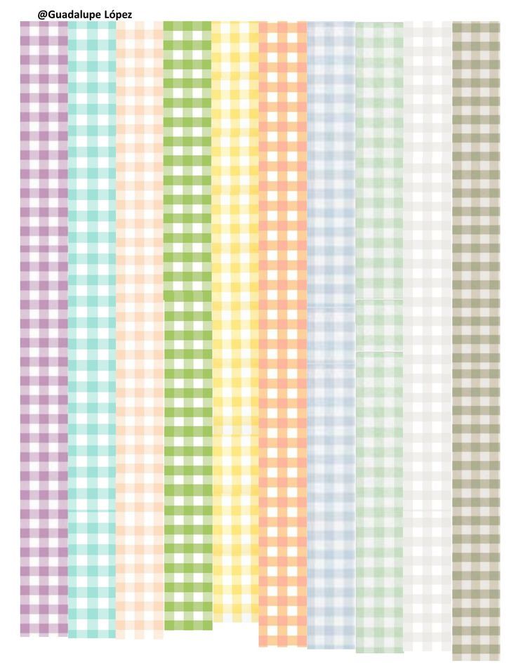 the color scheme for gingham papers