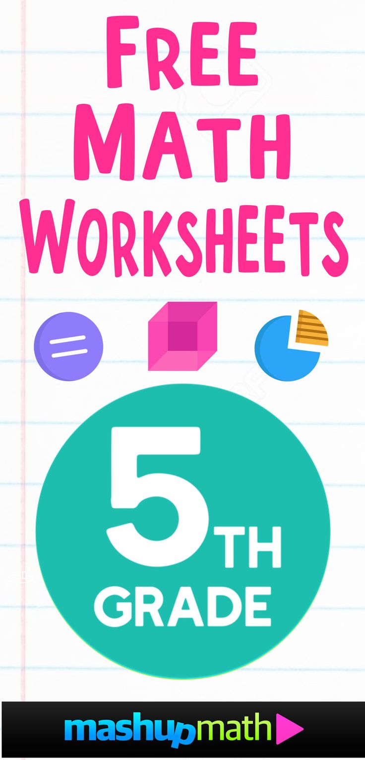 the 5th grade math worksheet has five different numbers, including one for each student