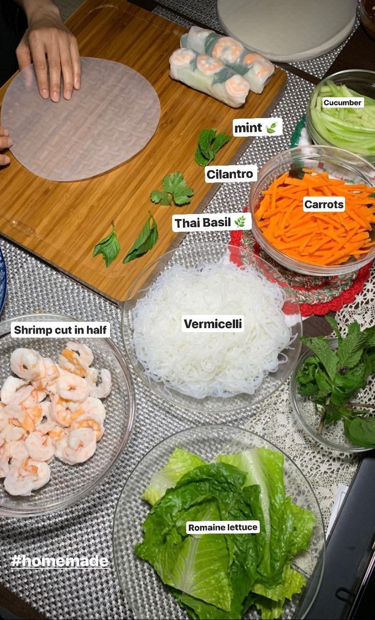 ingredients for shrimp salad displayed on cutting board