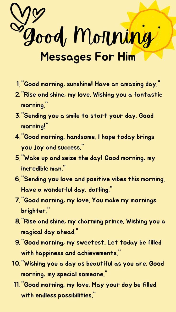 11 good morning messages for him New Relationship Texts For Him, Good Mrng Quotes For Him, Sweet Message For Crush, Boyfriend Messages For Him Short, Thinking Of You Messages For Him, Short I Love You Messages For Him, Mirror Messages For Him, Cute Massage Boyfriend, Goodmoring Message For Boyfriend