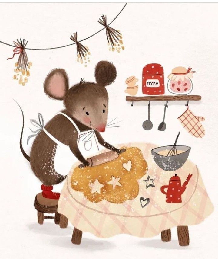 Maus Illustration, Happy Easter Sunday, Mouse Illustration, Storybook Art, Winter Illustration, Tableau Art, Christmas Drawing, Behance Project, Easter Sunday