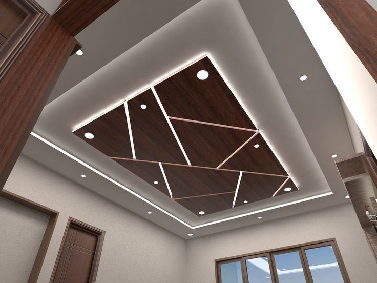 ceiling design Beautiful Ceiling Designs, Simple False Ceiling Design, Luxury Ceiling Design, Wooden Ceiling Design, Bedroom Pop Design, Simple Ceiling Design, Plafon Gypsum, Down Ceiling Design, Pvc Ceiling Design