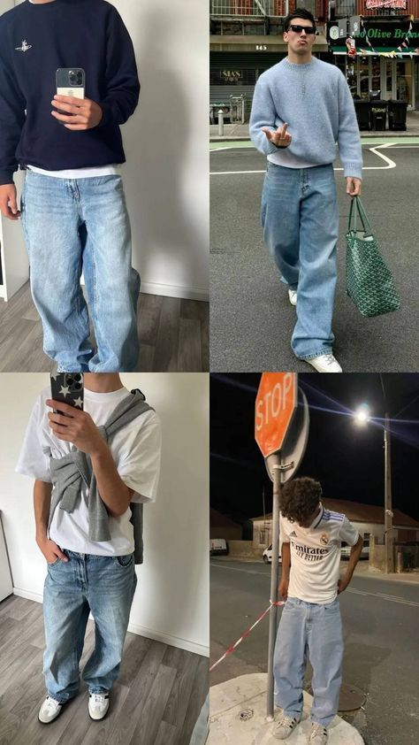 College Guy Outfits Casual Street Styles, Outfit Ideas Men Streetwear Summer, Boyfriend Outfit Men Aesthetic, Guys Clothing Styles Streetwear, Baggy Jeans Men Outfit, Guy Streetwear Aesthetic, Summer Fits Men Streetwear, Streetwear Men Outfits Inspiration, Thrifted Outfits Men