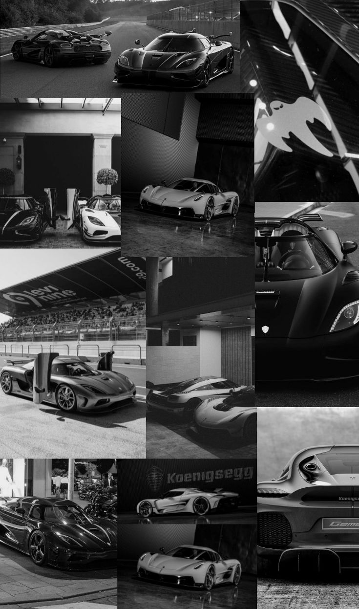 black and white photographs of cars parked in front of a building with the word kompass on it