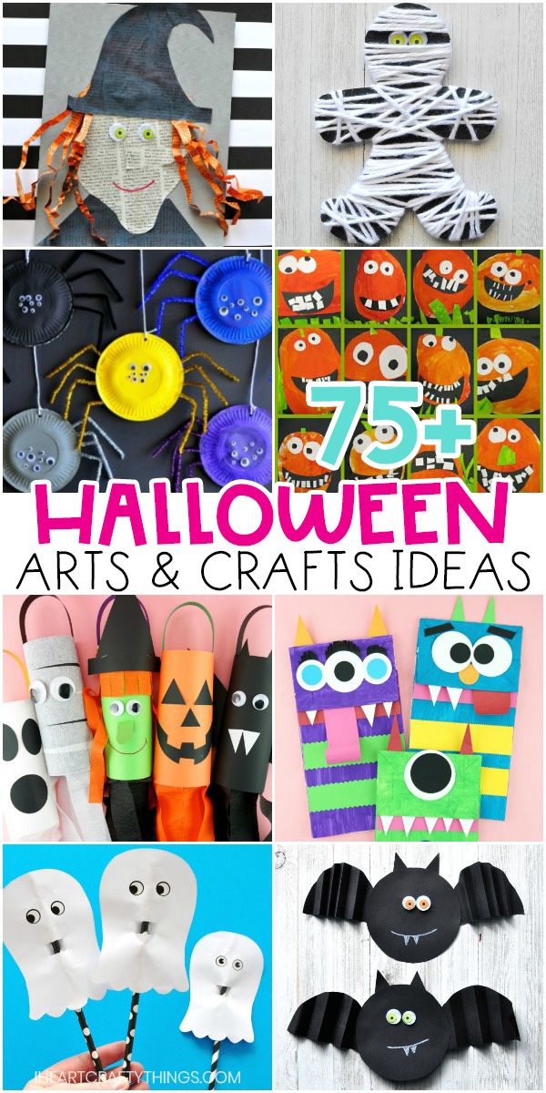 halloween crafts and crafts for kids to make