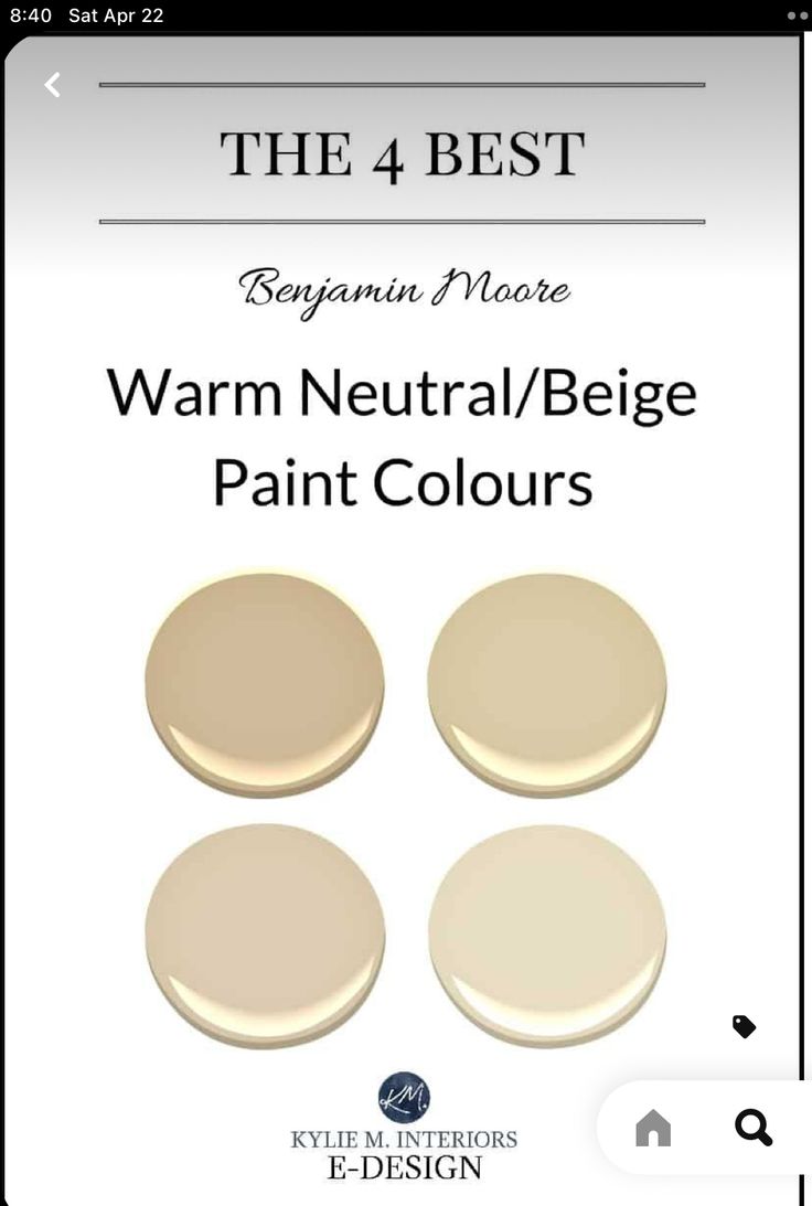 the 4 best paint colors for neutral and beige walls