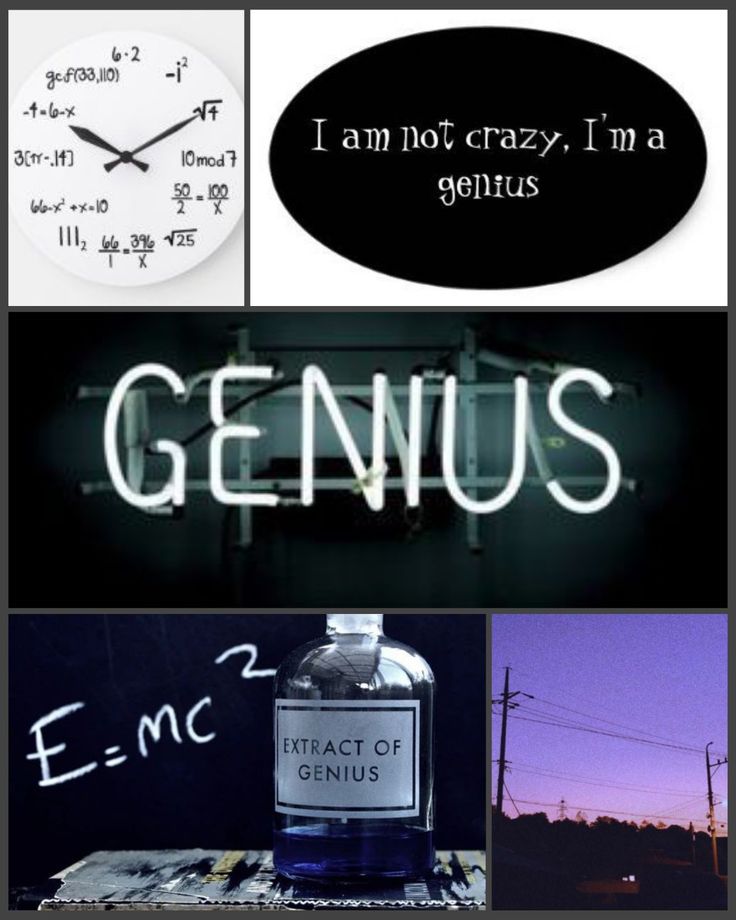 a collage of photos with the words genius and an image of a bottle of gin